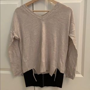 Banana Republic cream V-neck sweater